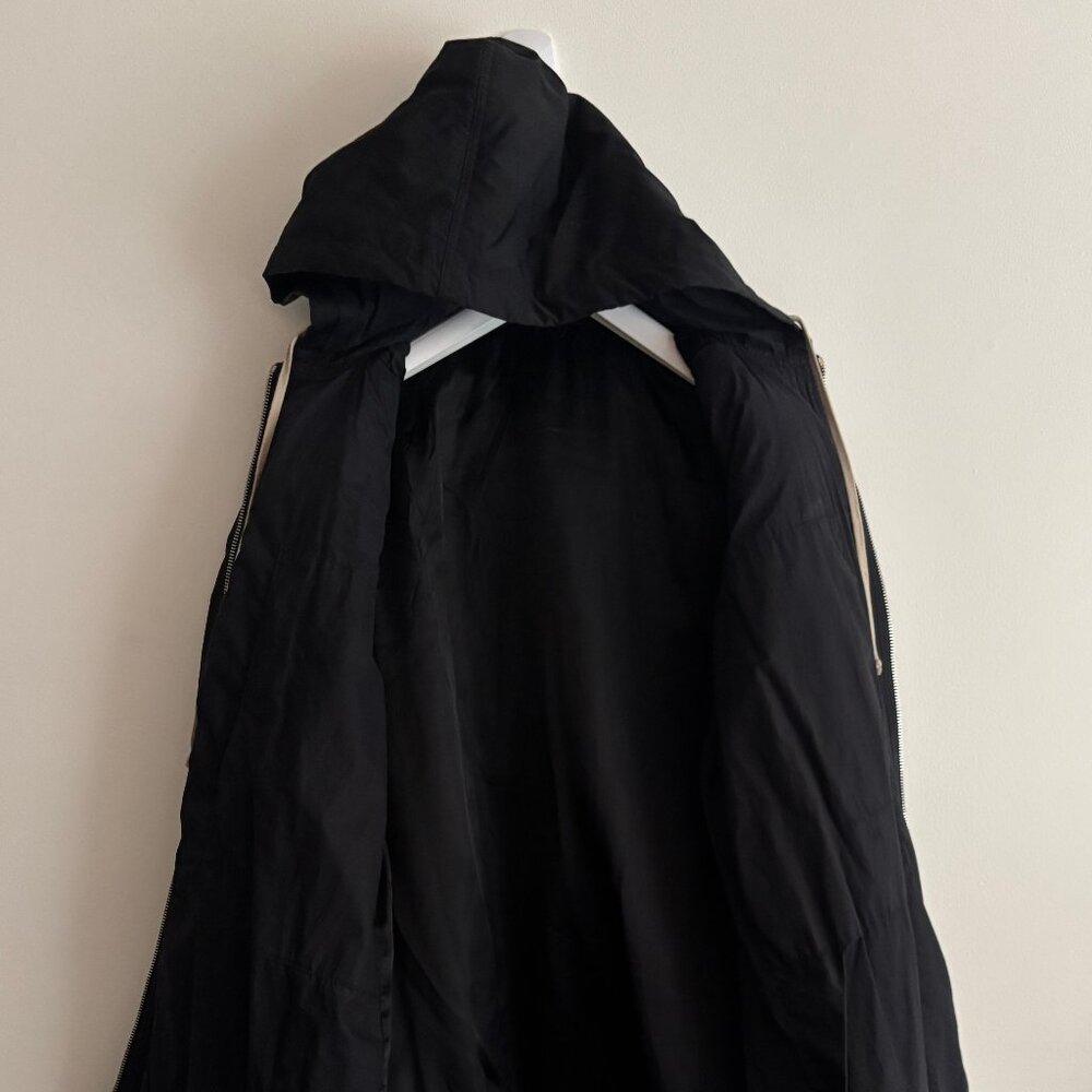 Rick Owens FW15 Sphinx Black Hooded Goose Down Parka Jacket - 54/Large - XL - Picture 11 of 16